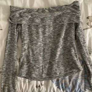 Off the shoulder sweater